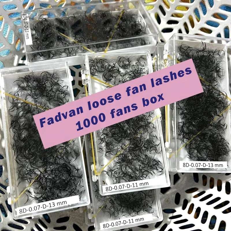 Loose 12 D L Curl Premade Fans Lashes Mega Volume Premise Loose Promade Fan