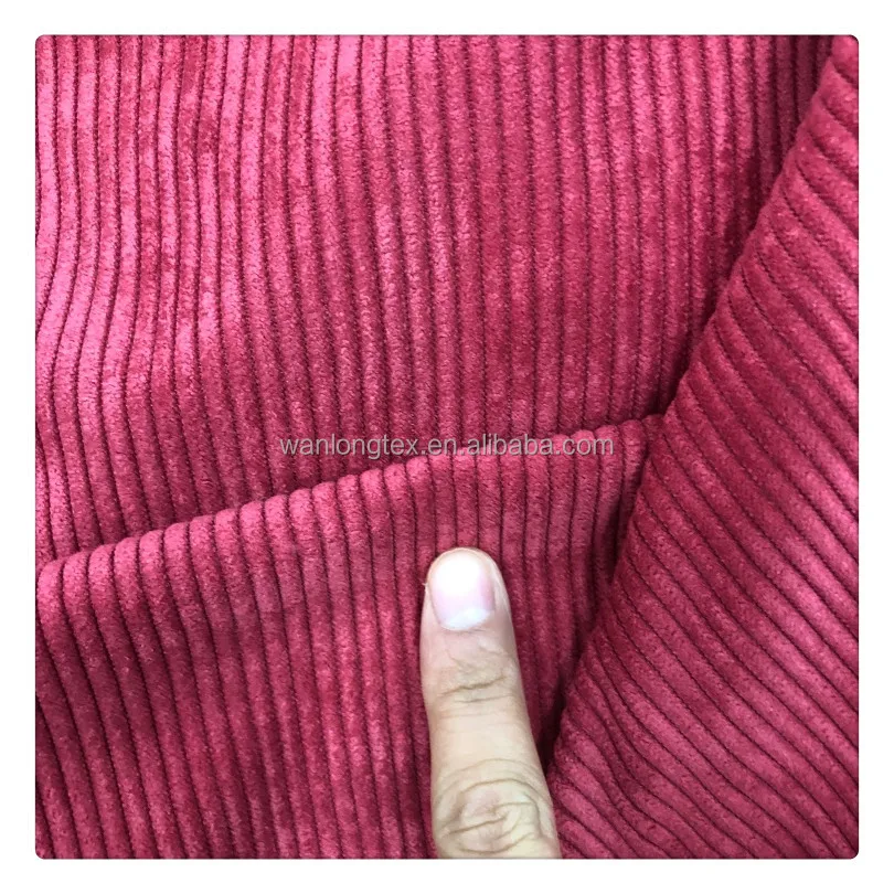 100% Polyester Soft Velvet Corduroy Fabric