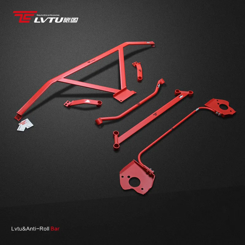 LVTU CNC Machined High performance Strut Tower Bar for Honda XR-V 2015-2021 Racing Car Torsion Tie Rod Chassis Brace