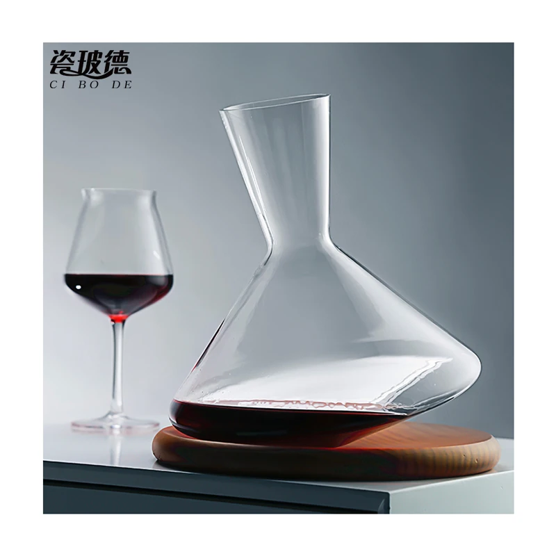 Роторный графин упаковка с логотипом заказчика бессвинцовый бокал набор графинов для красного вина прозрачный питья