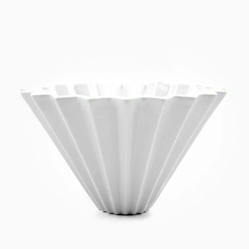 Filter Coffee Cup Ceramic Coffee Filter Cup 1-4 Cups for Pour Over Coffee