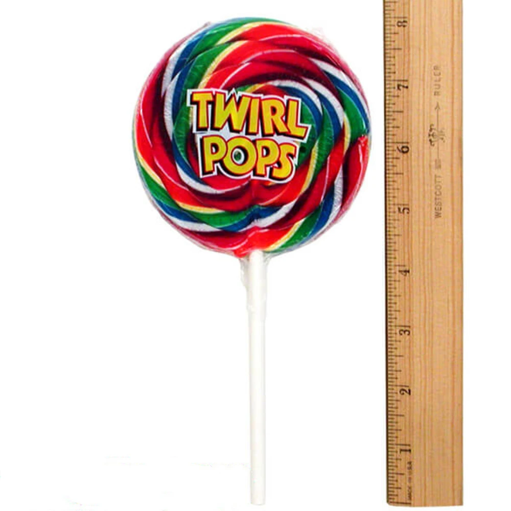 OEM wholesale rainbow twirl swirl lollies lollypop lollipop