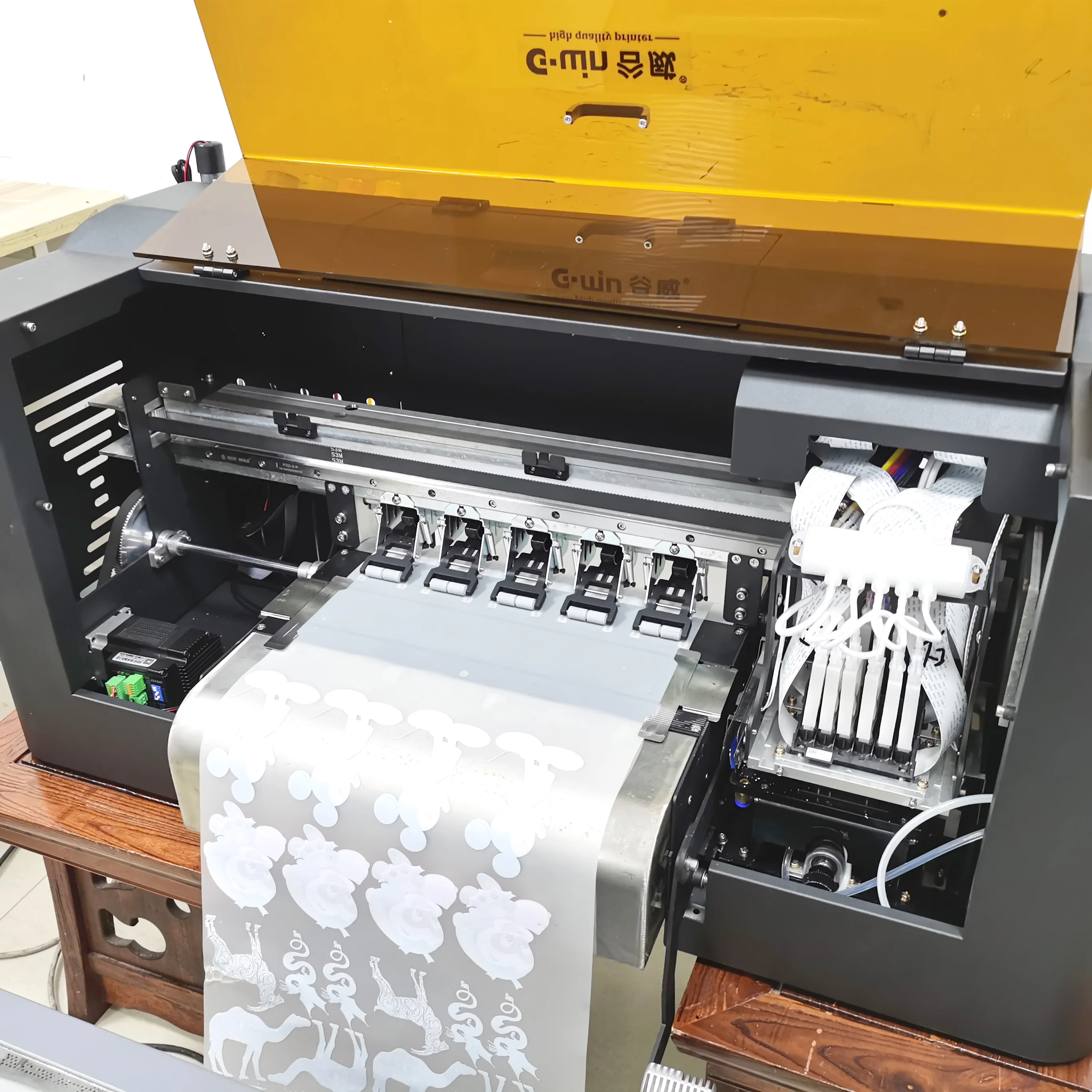 A3 industrial dtf printer and film oven xp600 printhead small size 30cm dtf printer a3 xp600 dtf 5 color