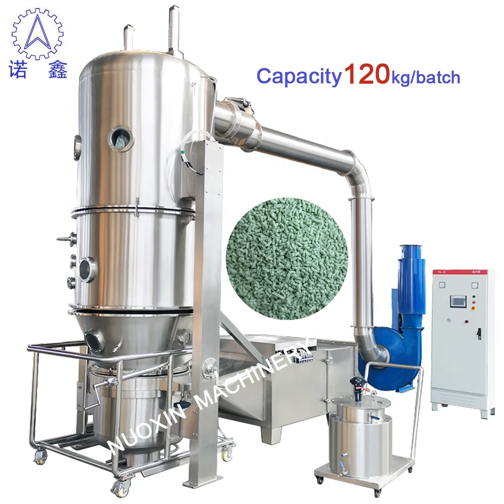 FL-120 Chemical Pharmaceutical Herbal Supplement Powder One-step Dryer Granulator