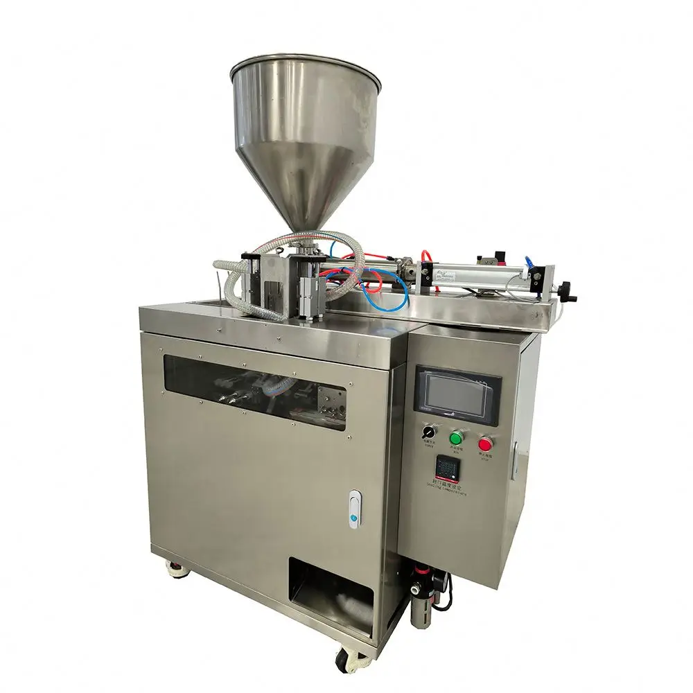 Automatic ketchup juice honey filling packaging beverage liquid snacks paste sachets sealing packaging machines for honey juice