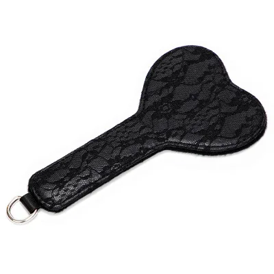 
Heart Shaped Lace Paddle Wholesale Bondage Sex Shop Slave Spanking Paddle for Men Sexy Hip Pat Flirt SM Sex Toys 