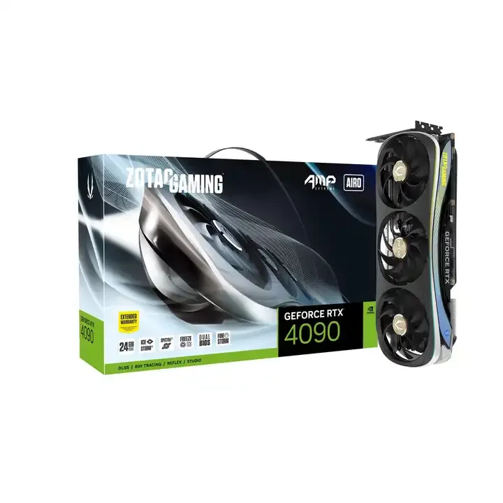 New Arrival ZOTAC GAMING GeForce RTX 4090 AMP Extreme AIRO Sealed Package For Gaming Desktop Gaming 4090 GPU