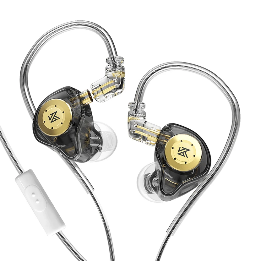 KZ EDX Pro HIFI Bass In Ear Earbuds In Ear Monitor Earphones Sport Noise Cancelling Headset Detachable