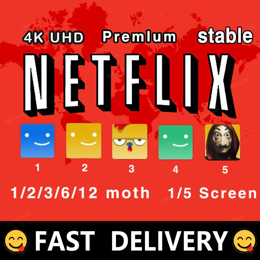 2022 Global Work Eu netflix 4K France Spain Italy Official Best 4K UHD Official Netflix Account Premium Subscription
