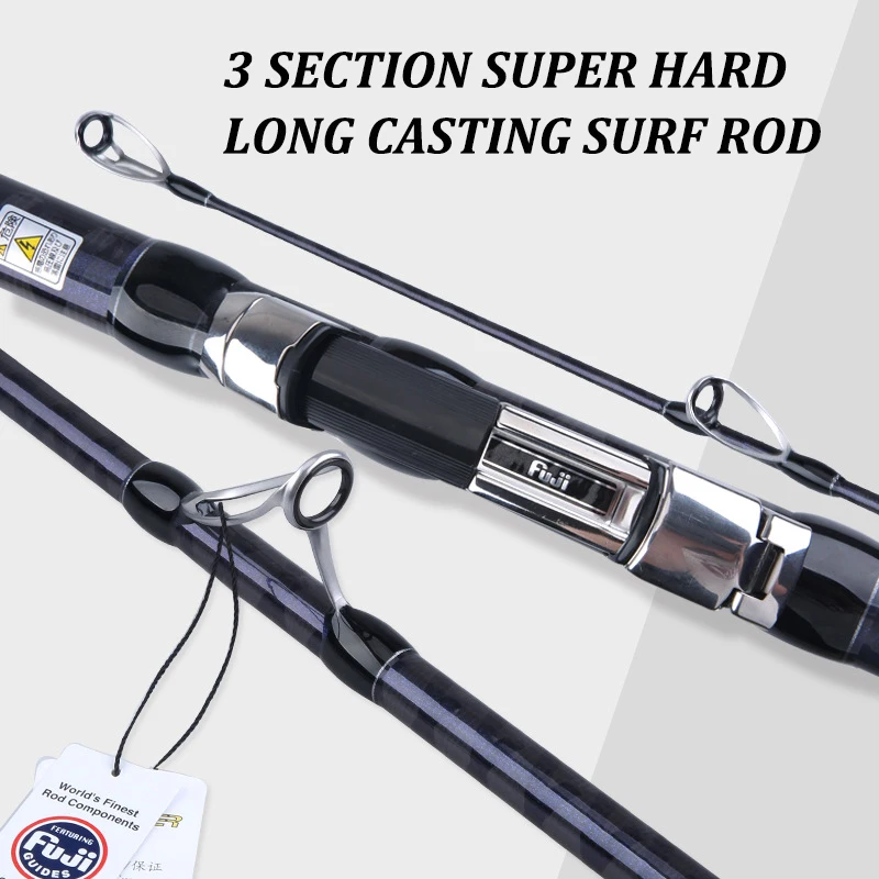 Lurekiller Surf Gazer 4.2m/4.5m 3 Section Long Casting Full Fuji Parts Rings Surf Fishing Rod Pole