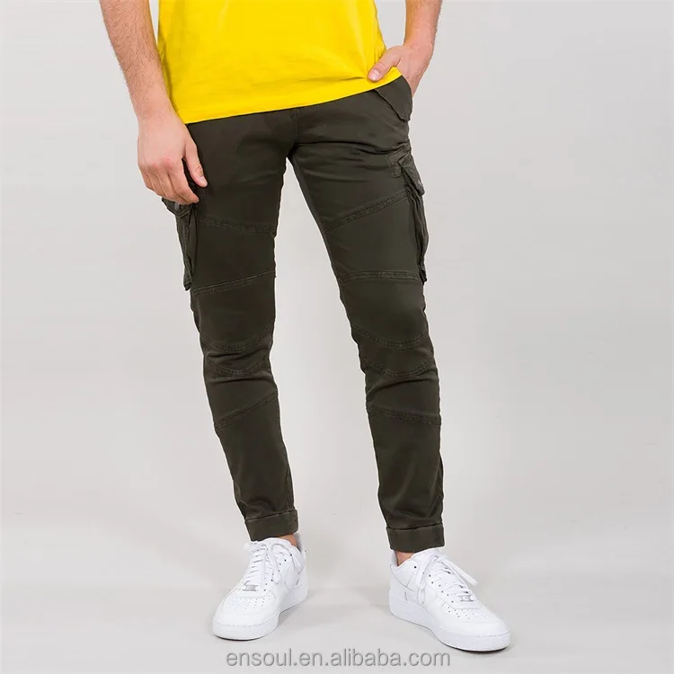 OEM Wholesale customized multi functional pockets mens zipper wide leg streetwear cargo pants