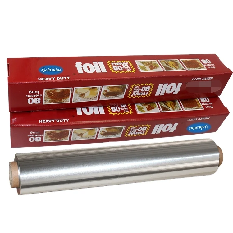 Recyclable Daily household items Thick Aluminum Foil Roll Barbecue baking cooking