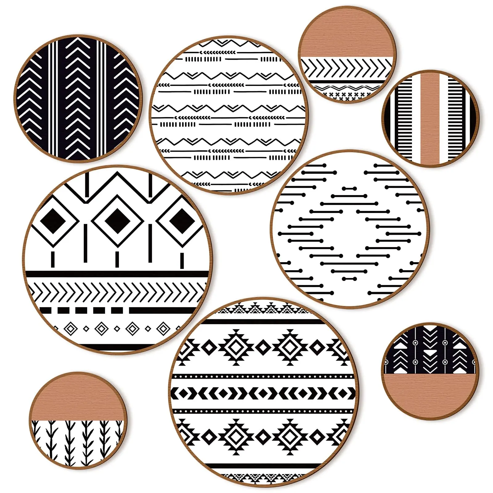 Абстрактная картина в стиле бохо