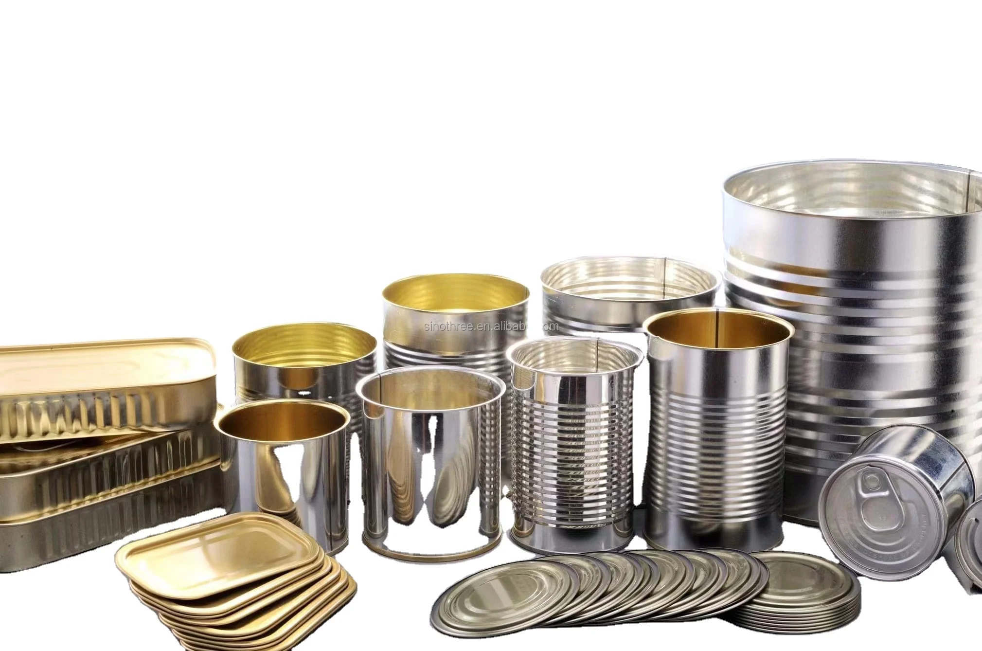 Custom 88mm 89mm Height With 52.3mm Dia #202 EOE Lid Empty Tin Cans Manufacturer For Sardine Fish Food Tomato Paste Sauce Coffee