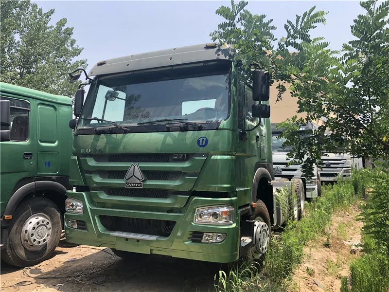 6X4 Mercedes Sinotruk Sale Trucks Howo China For Hot Secondhand Gearbox Used Tractor Truck