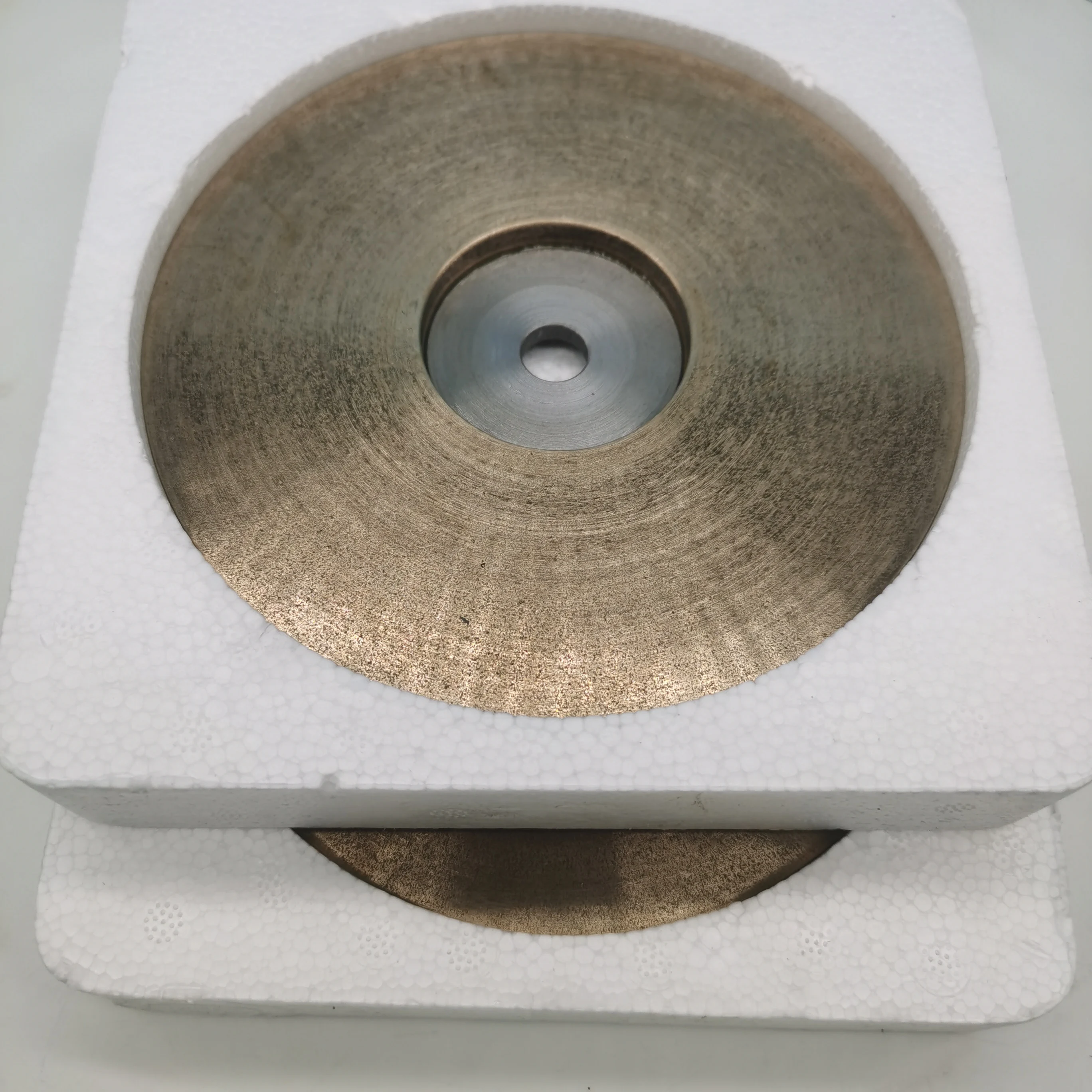 factory wholesale price 200mm Bronze diamond glass sintered grinding lapping disc for polishing glass gemstone