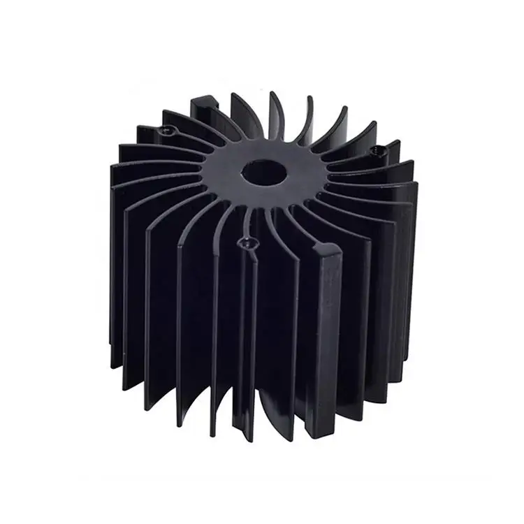 Anodized Flexible Aluminum Extrusion Profile Power Heat Sink Supply Inverter milling machining aluminum extrusion manufacturers