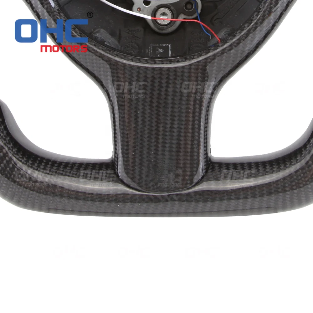 E46 LED Steering Wheel for volante bmw lenkrad e46 M3 3 series Coupe Sedan Carbon Fiber Steering Wheel ohc motors