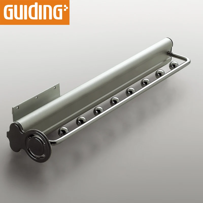 Wardrobe aluminum coat hanging display rack for clothes