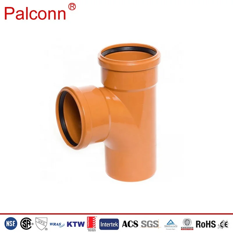 110mm orange color cpvc pipe fittings