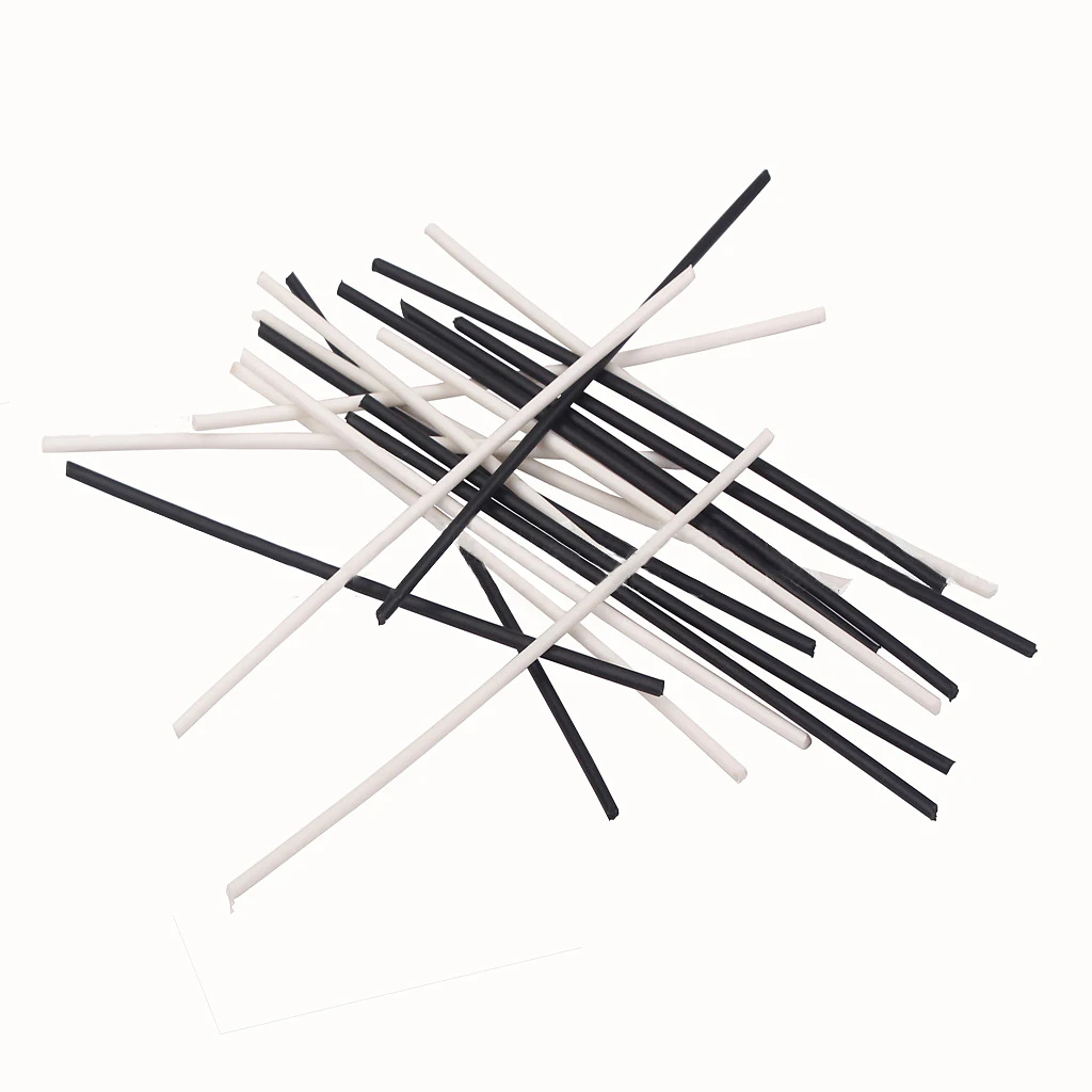 1.5mm 2mm Guitar Neck Fingerboard Side Inlay Dots Markers  black white  ABS fretboard sticks plastic strips Guitar Side Dot