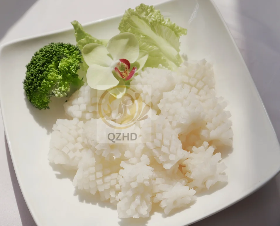 Wholesale IQF Frozen Giant Squid Frozen Squid Flower/Cut Pineapple Squid Flower