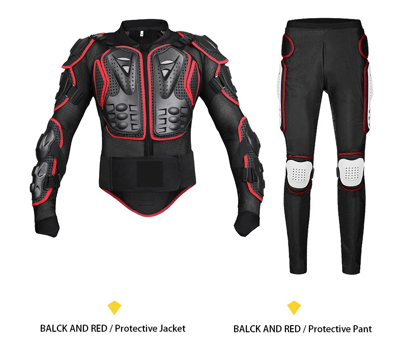 Hot selling motorcycle jacket with pants  for body protection