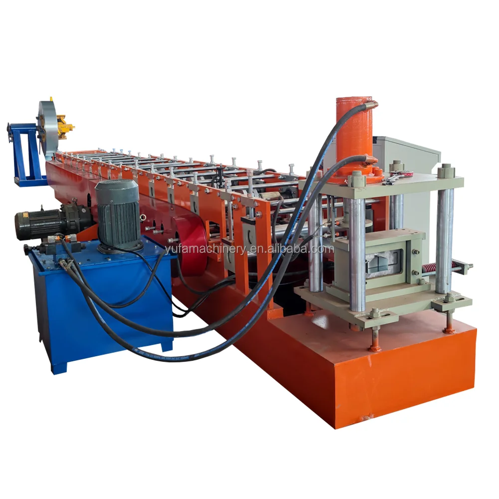 Q235 C Profile Purlin Roll Forming Machine Steel Frame making machine