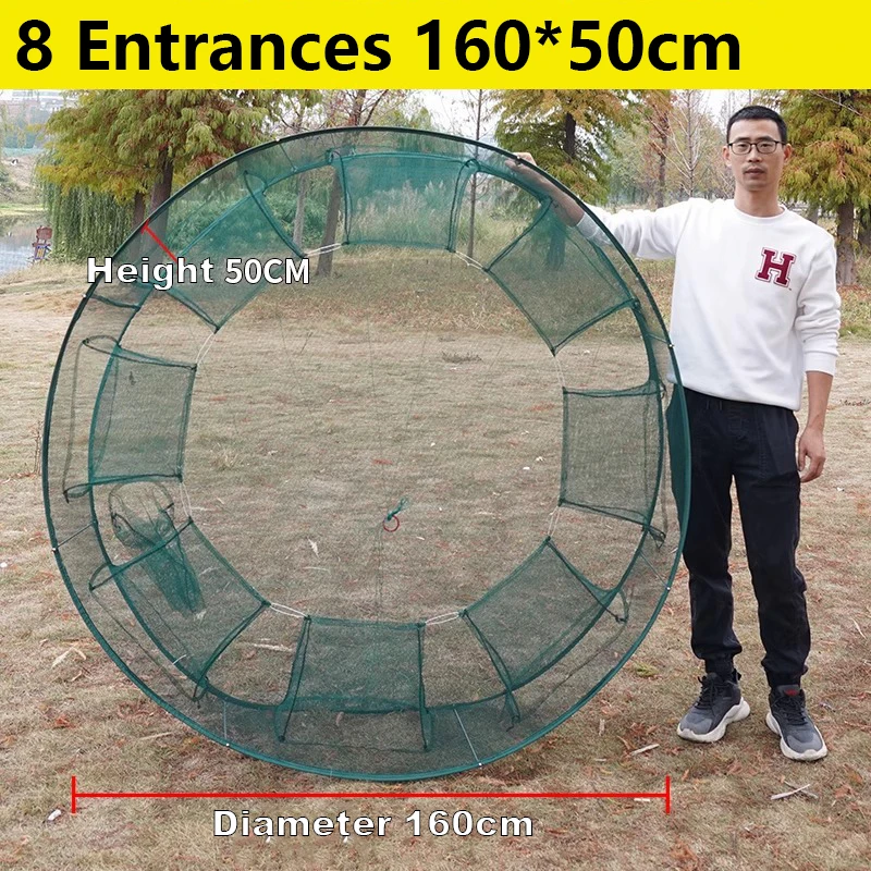 Super Big Size Crab Trap freshwater saltwater fishing Efficient catching crabs cage