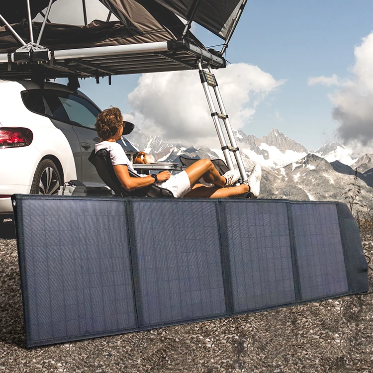 High Photoelectric Conversion Portable Silicon Solar Panels 100w/200w Monocrystalline Silicon Solar Panels