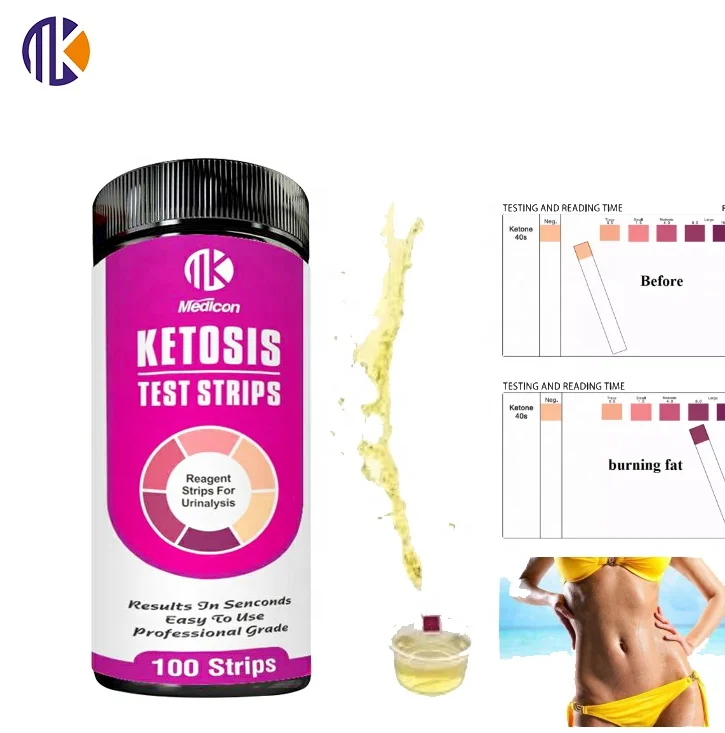 Medical for keto Diet test strip Fast & Simple Test Strips Ketones Urine ketone test strips