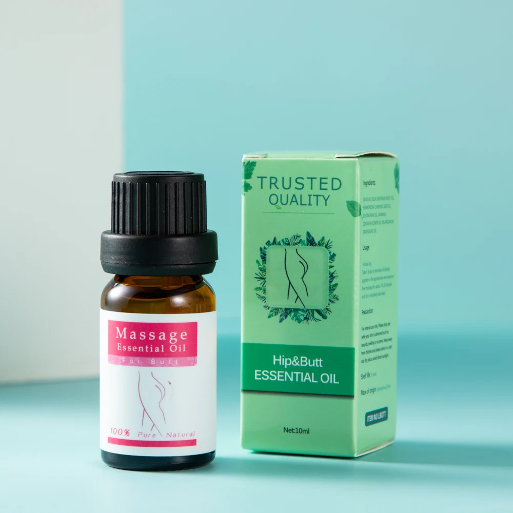 LANTHOME Natural Extract Body Massage Oil  Hip Lift Up Cream Butt Buttock Hip Moisturizing Butt Lifting Massage Essential Oil