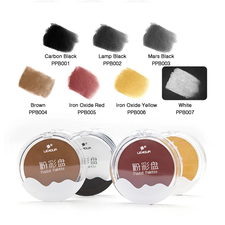 Custom Logo 7 Colors Paint Pastel Erasable Painting Pan Pastel Artist Soft Pastel