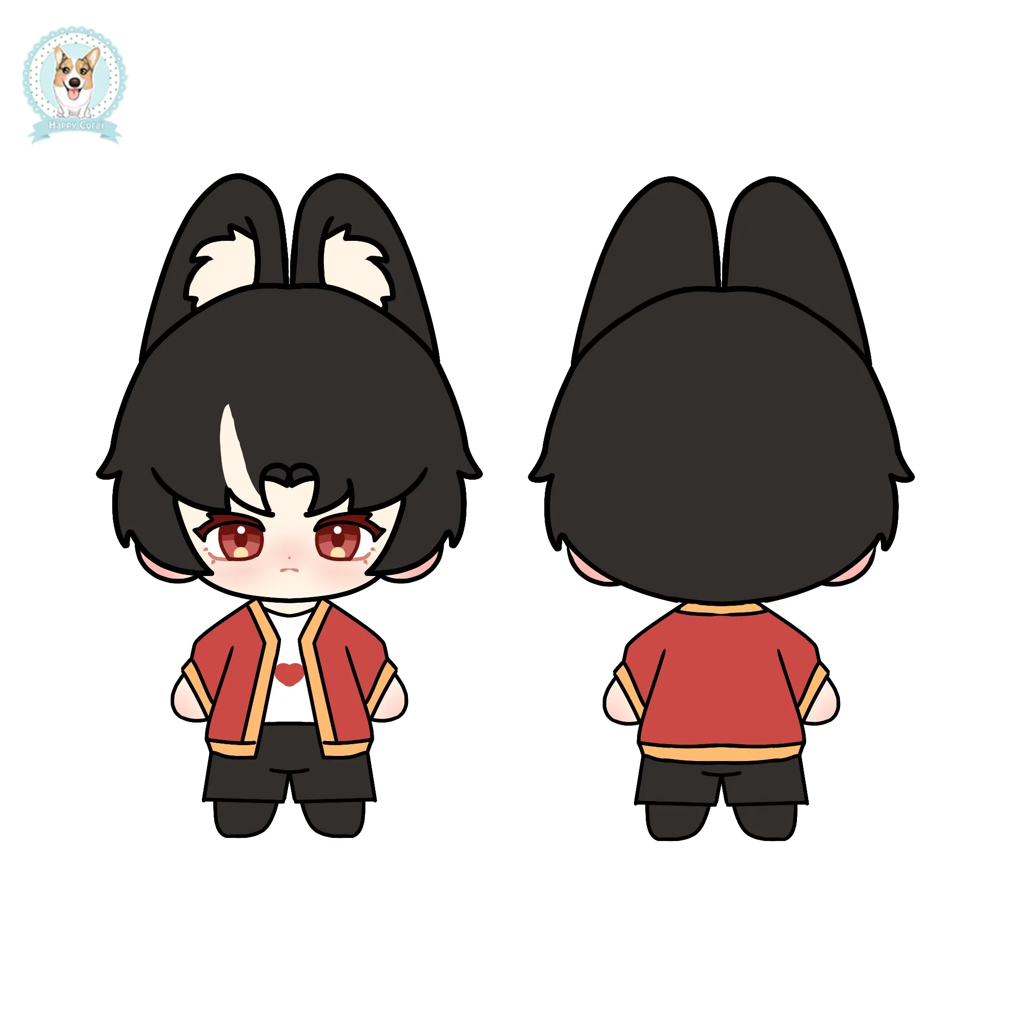 Personalized Plush Toy Manufacturer Standing 10cm Plush Doll Create Your Own Unique Custom Plush Figure Toys