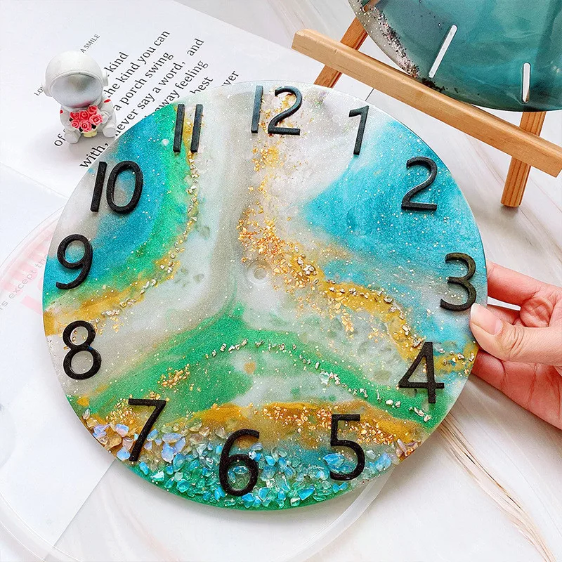 Circular Clock Disc DIY Handmade Jewelry Silicone Molds For Epoxy Resin Resin Watch Mold Epoxy