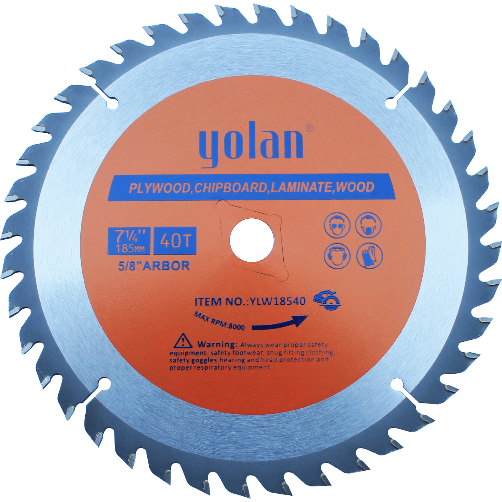 7inch 180mm 185mm 40T TCT saw blade Carbide Tipped Circular Saw Blade for wood cutting