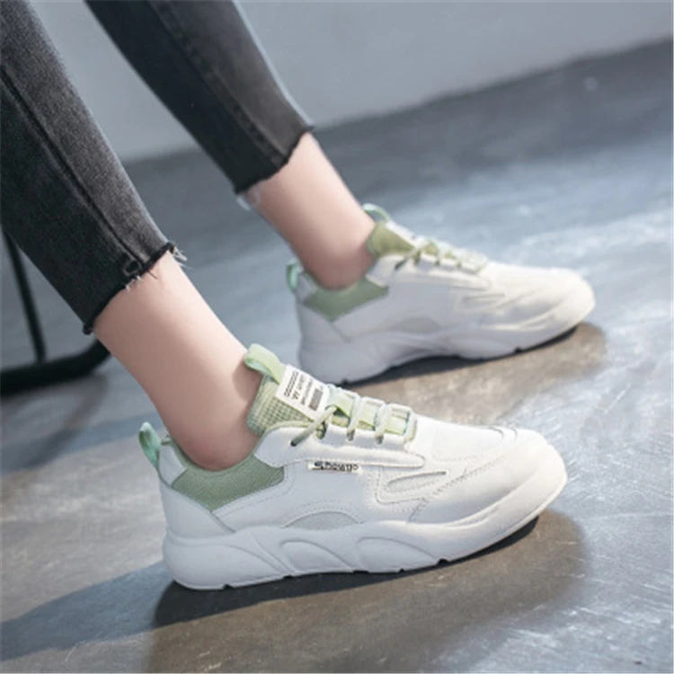 spring all-match casual white shoes increased wear resistance women sneakers