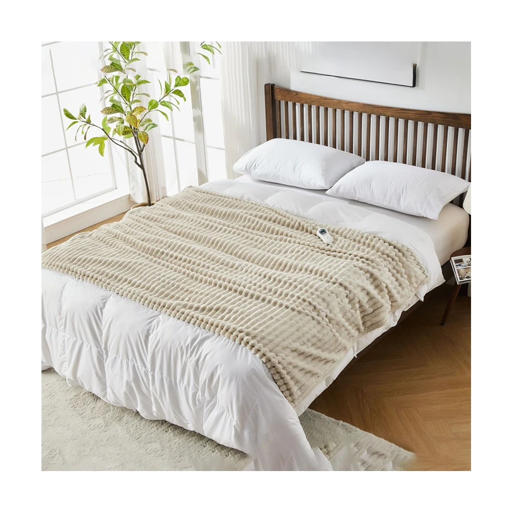 wholesale Crib,single,Twin,Full,Queen,King Sizes Safety Certified Versatile Electric Heated Blanket for winter for bed