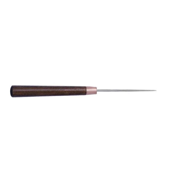 
High quality leather crafting tool slender mahogany sewing awl for making hole 