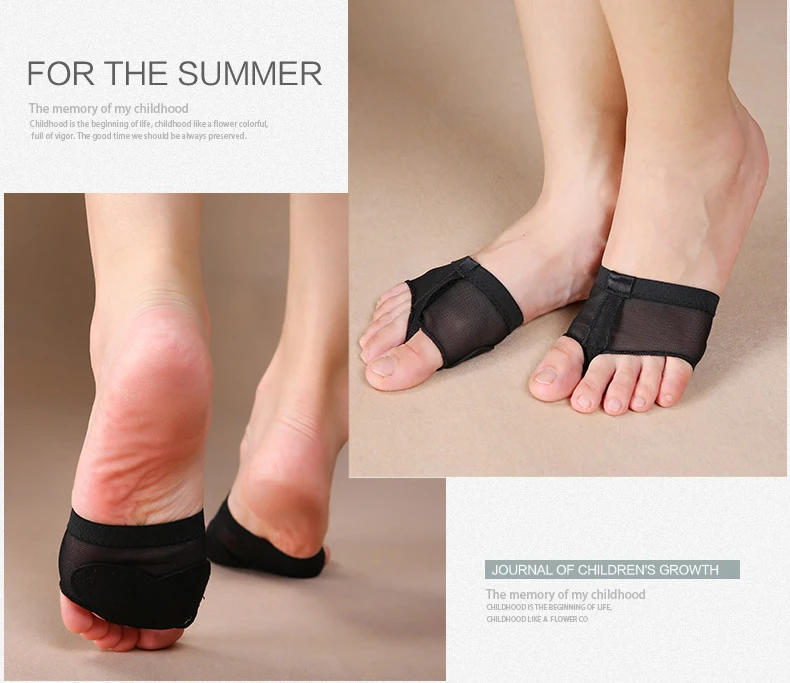 Оптовая продажа профессиональная защита ног женские танцевальные тренировочные носки без обувь