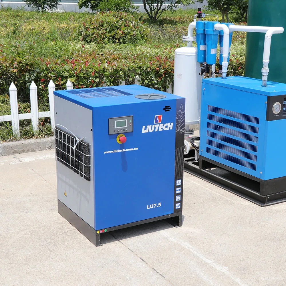 Portable Nitrogen Gas Generator Small Popular Plant N2 Equipment with PLC 1-Year Warranty New Condition