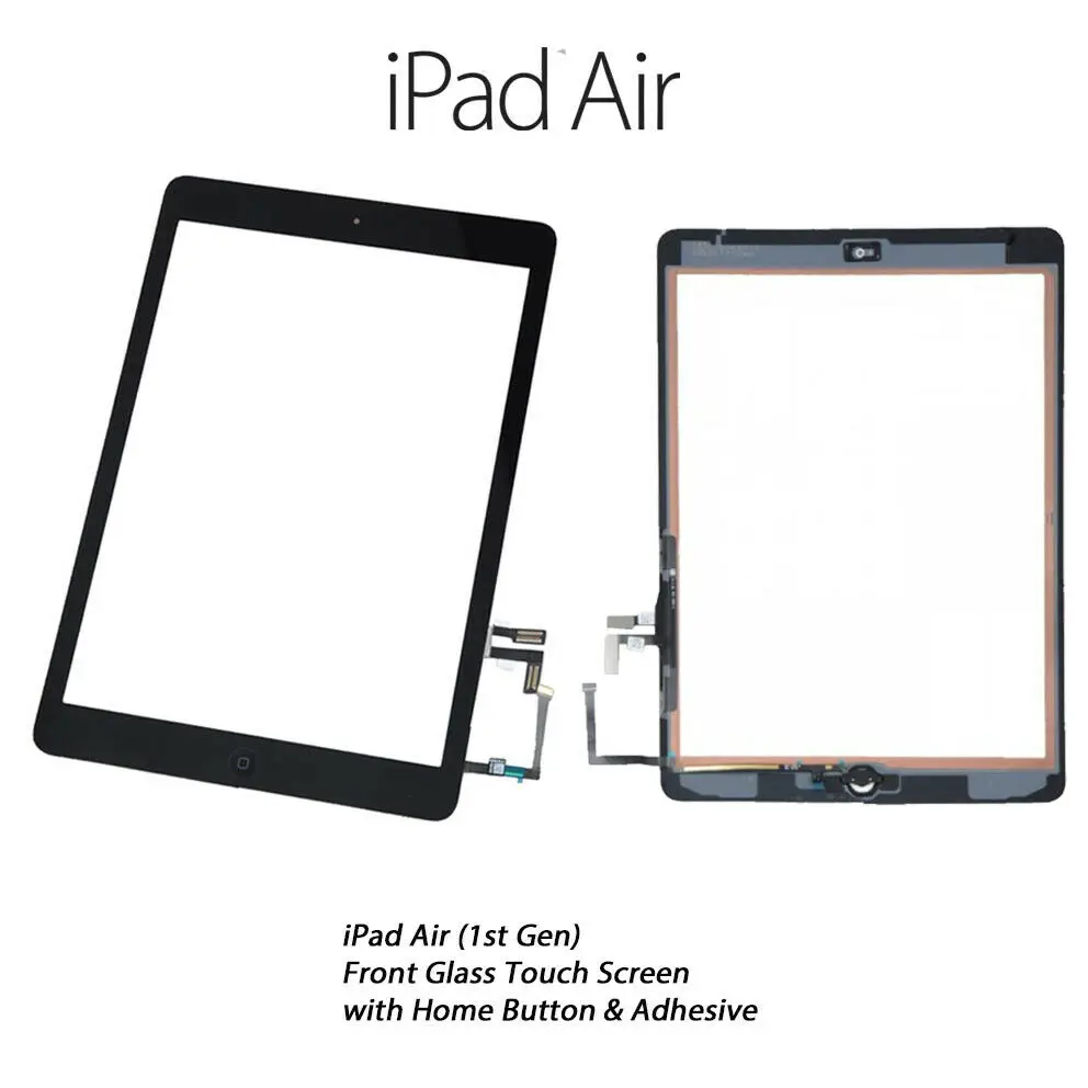Лучший ЖК-дисплей для iPad Air 1 5 внешний сенсорный экран дигитайзер передний датчик стеклянный дисплей сенсорная панель замена A1474 A1475 A1476