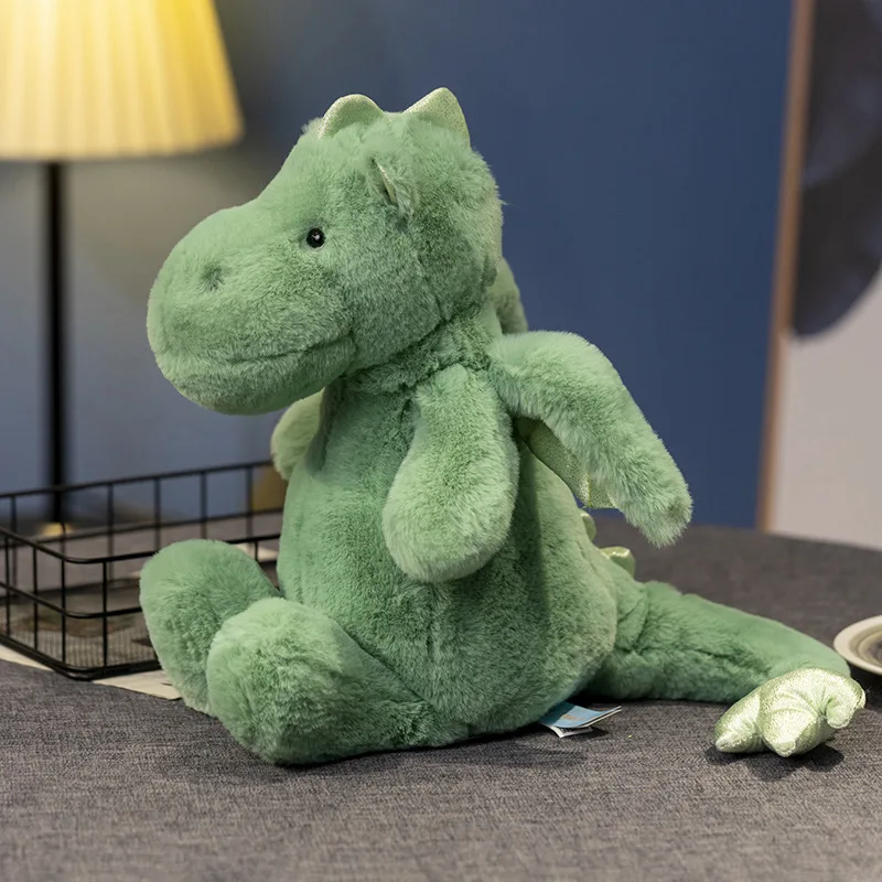 Chique Ready to Ship High Quality Soft Dragon Plush Toys Factory Stuffed Animal Dragon Cute Standing Dragon Toy
