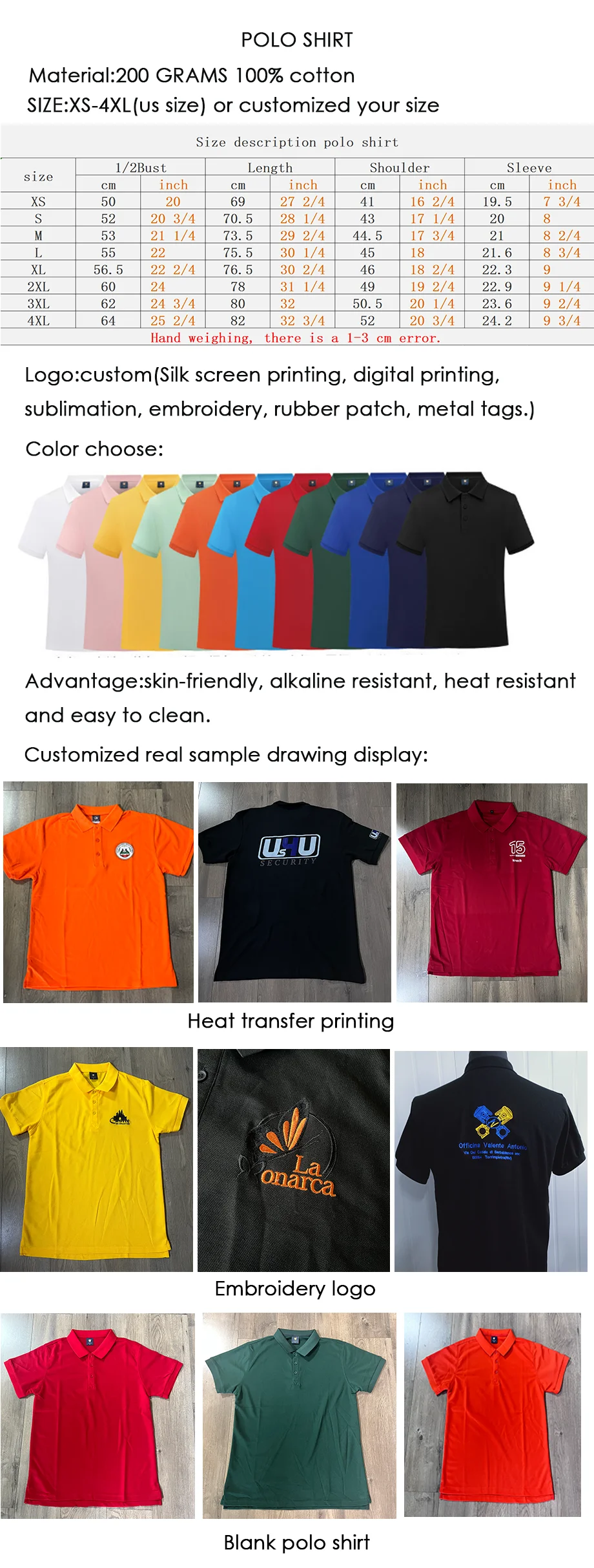 Golf Polo Shirt Custom Logo Printed Plain Cotton Sublimation Mens Blank Election Golf Polo Shirt for Men