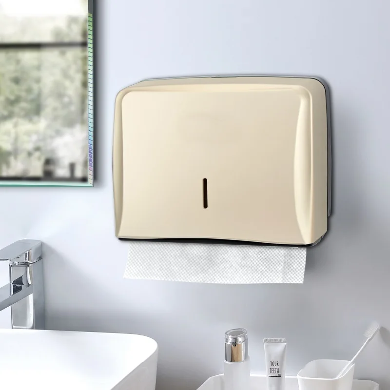 ABS Project customization white modern toilet accessories wall mount plastic toilet tissue box