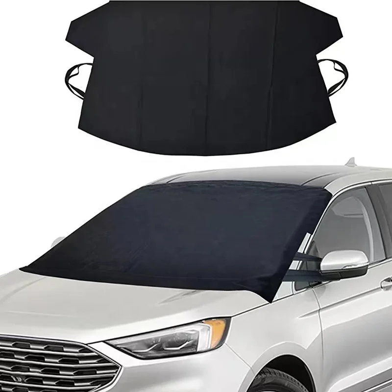 car windshield cover for ice and snow 600D oxford  winter cover for front window shade