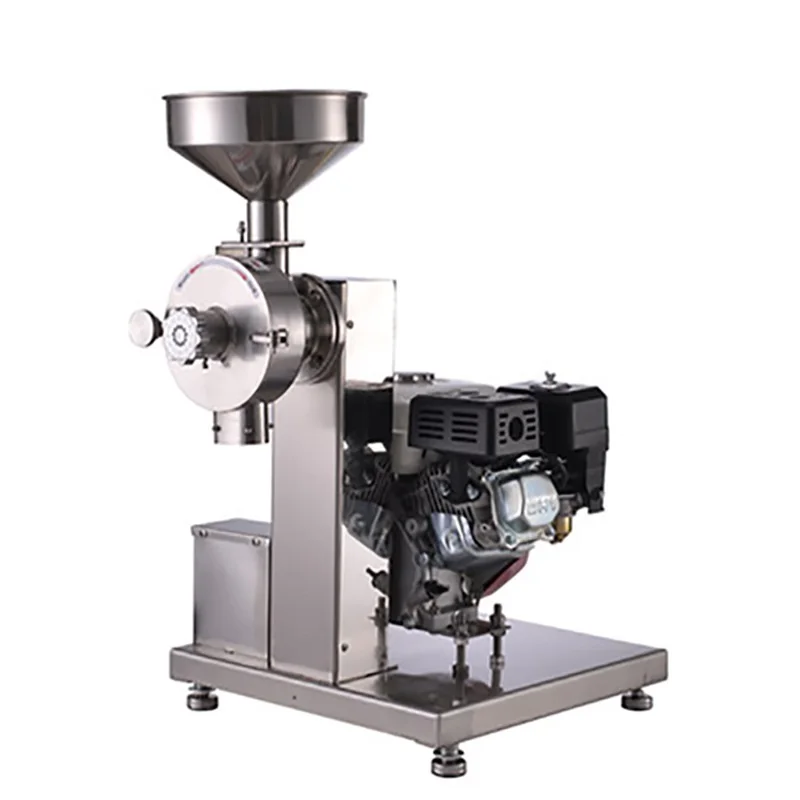 Gasoline Mini Flour Mill Mill Wheat Beans Flour Making Machine Corn Rice Mill Machine