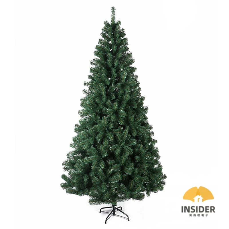Factory wholesale Artificial Christmas Tree Unlit Xmas Tree Premium Hinged Fir Tree Easy Assembly with Metal Stand