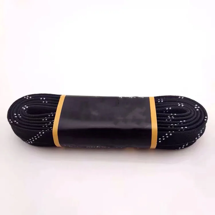 Hockey stick skate waxed laces custom shoelace