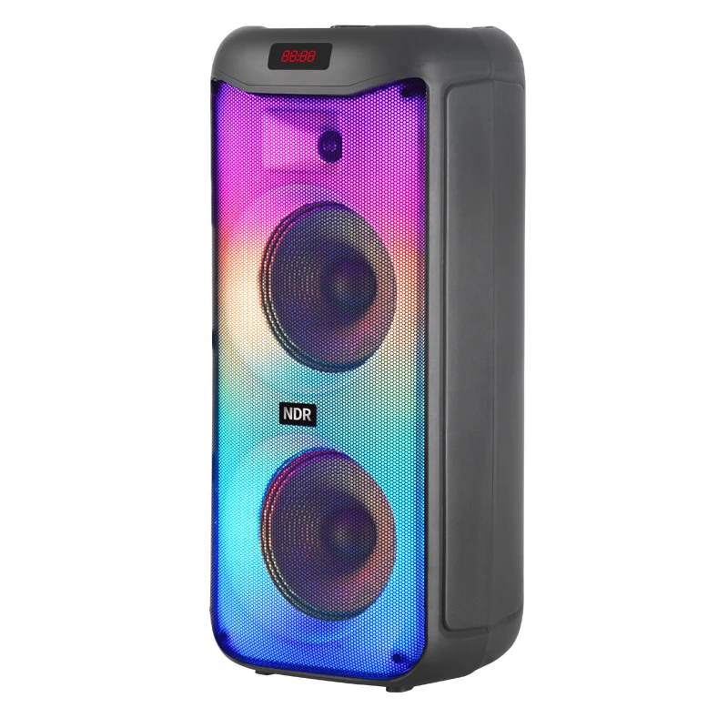 8-inch New High-power Heavy Subwoofer Loud Speaker Portable Trolley Speakers Wireless Square Dance Dual Outdoor Speaker